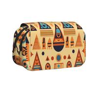 WZYCWB Trousse à crayons portable avec symbole de tour triangulaire, idéale pour organiser des stylos au bureau ou ranger des pinceaux de maquillage