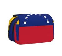 WZYCWB Trousse à crayons portable Drapeau du Venezuela idéale pour organiser les stylos au bureau ou ranger des pinceaux de maquillage