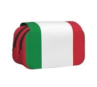 WZYCWB Trousse à crayons portable drapeau italien, idéale pour organiser les stylos au bureau ou ranger des pinceaux de maquillage