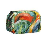 WZYCWB Trousse à crayons portable en forme de serpent aquarelle idéale pour organiser les stylos au bureau ou ranger des pinceaux de maquillage