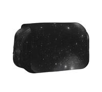 WZYCWB Trousse à crayons portable galaxie noire et blanche, idéale pour organiser des stylos au bureau ou ranger des pinceaux de maquillage