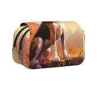 WZYCWB Trousse à crayons portable Nerdy Beagle idéale pour organiser les stylos au bureau ou ranger des pinceaux de maquillage