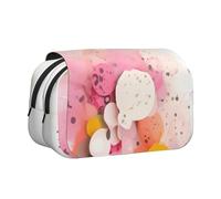 WZYCWB Trousse à crayons portable pour impression de fragments de couleur, idéale pour organiser les stylos au bureau ou ranger des pinceaux de maquillage