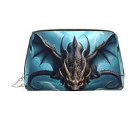 WZYCWB Trousse à maquillage en cuir avec motif avatar d'alpaga - Parfaite pour les bagages à main ou l'organisation à la maison, Dragon volant., Taille unique