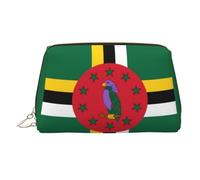 WZYCWB Trousse à maquillage en cuir avec motif drapeau allemand - Parfait pour le transport ou l'organisation de la maison, Drapeau du Commonwealth de la Dominique, Taille unique