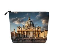 WZYCWB Trousse de maquillage à motif basilique Saint-Pierre - Trousse de voyage multifonctionnelle - Rangement pour les nécessités quotidiennes