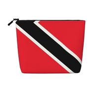 WZYCWB Trousse de maquillage à motif drapeau de Trinité-et-Tobago - Trousse de voyage multifonction - Rangement pour les nécessités quotidiennes