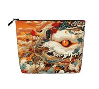 WZYCWB Trousse de maquillage à motif personne excentrique, trousse de maquillage de voyage, sac de rangement multifonctionnel, rangement pour les nécessités quotidiennes