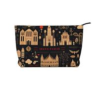 WZYCWB Trousse de maquillage de voyage imprimée chat de dessin animé, parfaite pour les voyages d'affaires et les vacances., Forteresse, Taille unique