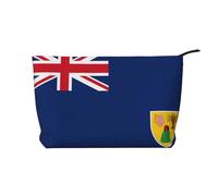 WZYCWB Trousse de maquillage de voyage imprimée drapeau allemand, parfaite pour les voyages d'affaires et les vacances., Drapeau des îles Turques et Caïques, Taille unique