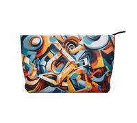 WZYCWB Trousse de maquillage de voyage imprimée Graffiti Walls, parfaite pour les voyages d'affaires et les vacances., Mur graffiti, Taille unique