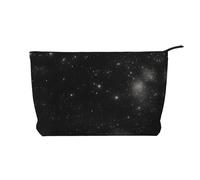 WZYCWB Trousse de toilette à motif chat et papillon, indispensable pour organiser les cosmétiques et produits de soins de la peau., Galaxie noire et blanche, Taille unique