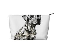 WZYCWB Trousse de toilette à motif chien assis, indispensable pour organiser les cosmétiques et les produits de soins de la peau., Chien Simple Line, Taille unique