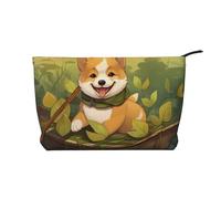 WZYCWB Trousse de toilette à motif chien assis, indispensable pour organiser les cosmétiques et les produits de soins de la peau., Chien assis, Taille unique