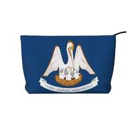 WZYCWB Trousse de toilette à motif drapeau des Philippines, indispensable pour organiser les cosmétiques et les produits de soins de la peau., Drapeau de l'État de Louisiane, Taille unique