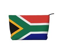 WZYCWB Trousse de toilette à motif drapeau du Wyoming, indispensable pour organiser les cosmétiques et les produits de soins de la peau., Drapeau Afrique du Sud, Taille unique