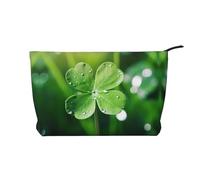 WZYCWB Trousse de toilette à motif mouton australien, indispensable pour organiser les cosmétiques et les produits de soins de la peau., Trèfle à quatre feuilles, Taille unique