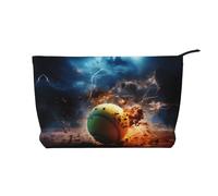 WZYCWB Trousse de toilette à motif Père Noël, indispensable pour organiser les cosmétiques et les produits de soins de la peau., Lightning Tennis, Taille unique
