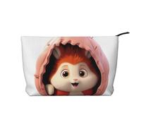 WZYCWB Trousse de toilette à motif raton laveur parmi les fruits, indispensable pour organiser les cosmétiques et les produits de soins de la peau., Modélisation coquille d'œuf de lapin, Taille unique