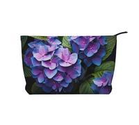 WZYCWB Trousse de toilette à motif raton laveur parmi les fruits, indispensable pour organiser les cosmétiques et les produits de soins de la peau., Hortensia violet, Taille unique