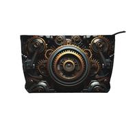 WZYCWB Trousse de toilette à motifs Steampunk Gear, indispensable pour organiser les cosmétiques et les produits de soins de la peau., Équipement steampunk, Taille unique