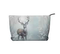 WZYCWB Trousse de toilette à motifs Steampunk Gear, indispensable pour organiser les cosmétiques et les produits de soins de la peau., Cerf debout, Taille unique