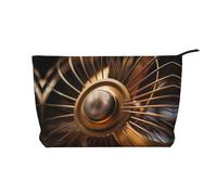 WZYCWB Trousse de toilette motif chien fille avec fleurs, indispensable pour organiser les cosmétiques et produits de soins de la peau., Ventilateur à vent, Taille unique