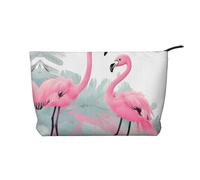 WZYCWB Trousse de toilette sous-marine à motifs poissons récifs, indispensable pour organiser les cosmétiques et les produits de soins de la peau., Flamant rose, Taille unique