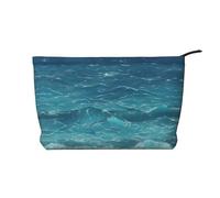 WZYCWB Trousse de toilette sous-marine à motifs poissons récifs, indispensable pour organiser les cosmétiques et les produits de soins de la peau., The Deep Blue Sea, Taille unique