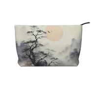 WZYCWB Trousse de toilette Windmills à motifs, indispensable pour organiser les cosmétiques et les produits de soins de la peau., Où voir la lune, Taille unique