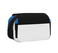 WZYCWB Trousse portable à motif drapeau de l'Estonie, idéale pour organiser les stylos au bureau ou ranger des pinceaux de maquillage