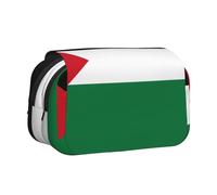 WZYCWB Trousse portable à motif drapeau de l'État de Palestine, idéale pour organiser les stylos au bureau ou ranger des pinceaux de maquillage