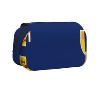 WZYCWB Trousse portable à motif drapeau des îles Turques et Caïques, idéale pour organiser les stylos au bureau ou ranger des pinceaux de maquillage