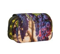 WZYCWB Trousse portable à motif raisins du désert idéale pour organiser les stylos au bureau ou ranger des pinceaux de maquillage