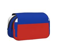 WZYCWB Trousse portable avec drapeau russe, idéale pour organiser les stylos au bureau ou ranger des pinceaux de maquillage