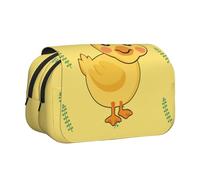 WZYCWB Trousse portable en forme de canard de dessin animé, idéale pour organiser les stylos au bureau ou ranger des pinceaux de maquillage