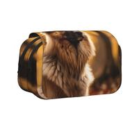 WZYCWB Trousse portable en forme de chien de berger robuste, idéale pour organiser les stylos au bureau ou ranger des pinceaux de maquillage