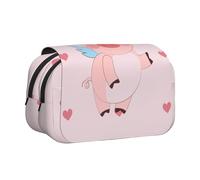 WZYCWB Trousse portable en forme de cochon volant - Idéale pour organiser des stylos au bureau ou ranger des pinceaux de maquillage