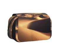 WZYCWB Trousse portable Sahara Desert idéale pour organiser les stylos au bureau ou ranger des pinceaux de maquillage
