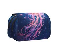 WZYCWB Trousse portable Wandering Jellyfish idéale pour organiser les stylos au bureau ou ranger des pinceaux de maquillage