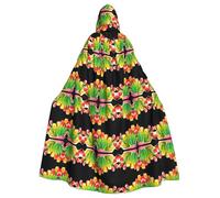 WZYCWB Un bouquet de tulipes cape à capuche pour Halloween convient pour les fêtes, le carnaval, les jeux de rôle