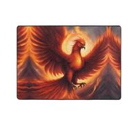 WZYCWB Un joli tapis de sol imprimé phénix pour décoration d'intérieur - 203,2 x 147,3 cm, tapis doux et confortable pour bureau et salon