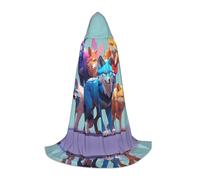 WZYCWB Unity Wolf Pack Cape de magicien imprimée M, costume de fête à thème, cape de cosplay pour adultes et adolescents, tailles S, M, L