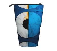 WZYCWB Vue du dessus du porte-stylo rétractable imprimé en spirale, convient pour une utilisation comme simple trousse de maquillage, portefeuille, etc.