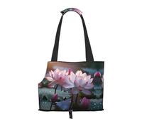 WZYCWB Water Lotus Sac de voyage léger pour chats et sac à bandoulière respirant pour petit chien pour un transport facile