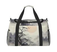 WZYCWB Windmills Sac de voyage portable Sac de week-end Sac de fitness Sac de yoga adapté pour le fitness et d'autres scénarios, Où voir la lune, Taille unique