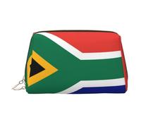 WZYCWB Wyoming State Flag Imprimé Sac Cosmétique en Cuir Sac Cosmétique Élégant et Portable Sac de Rangement Cosmétique, Drapeau Afrique du Sud, Taille unique