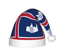 WZYCWB Wyoming State Flag New Year Party Kids Hat Christmas Event Stage Performance Holiday Party Scene Kids Fashion Christmas Hat