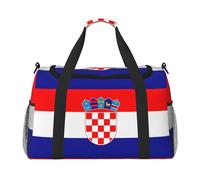WZYCWB Wyoming State Flag Printed Fitness Travel Bag Perfect for Yoga Training Short trip Natation, Drapeau de la République de Croatie, Taille unique
