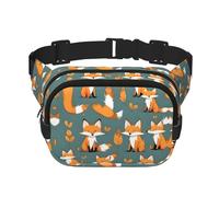 WZYCWB Yellow Fox Sac banane de sport, sac à bandoulière tendance et tendance, petit sac de voyage léger